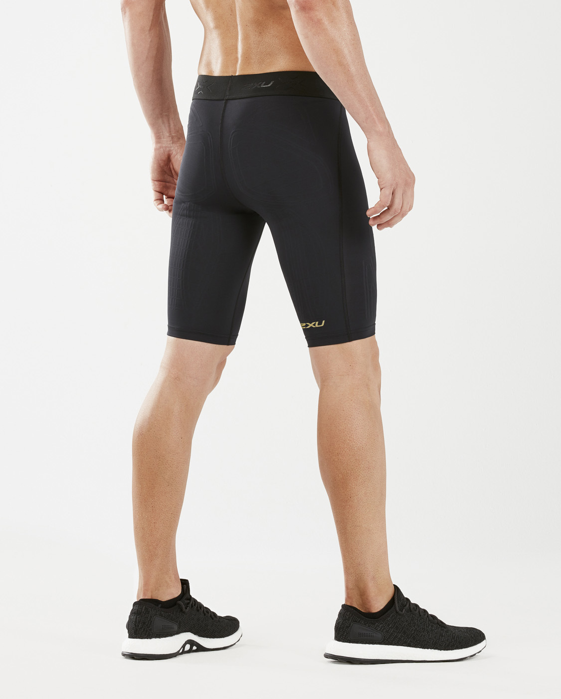 2XU Men's MCS X Training Compression Shorts - Black/Gold