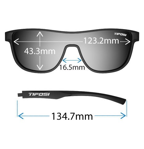 Tifosi Sizzle Blackout Smoke
