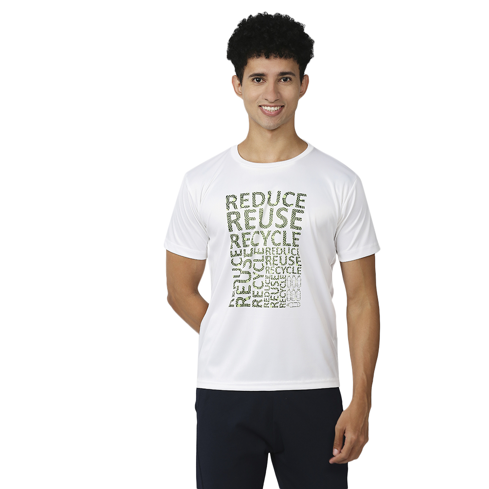 Unirec White RRR Block Graphic T-Shirt