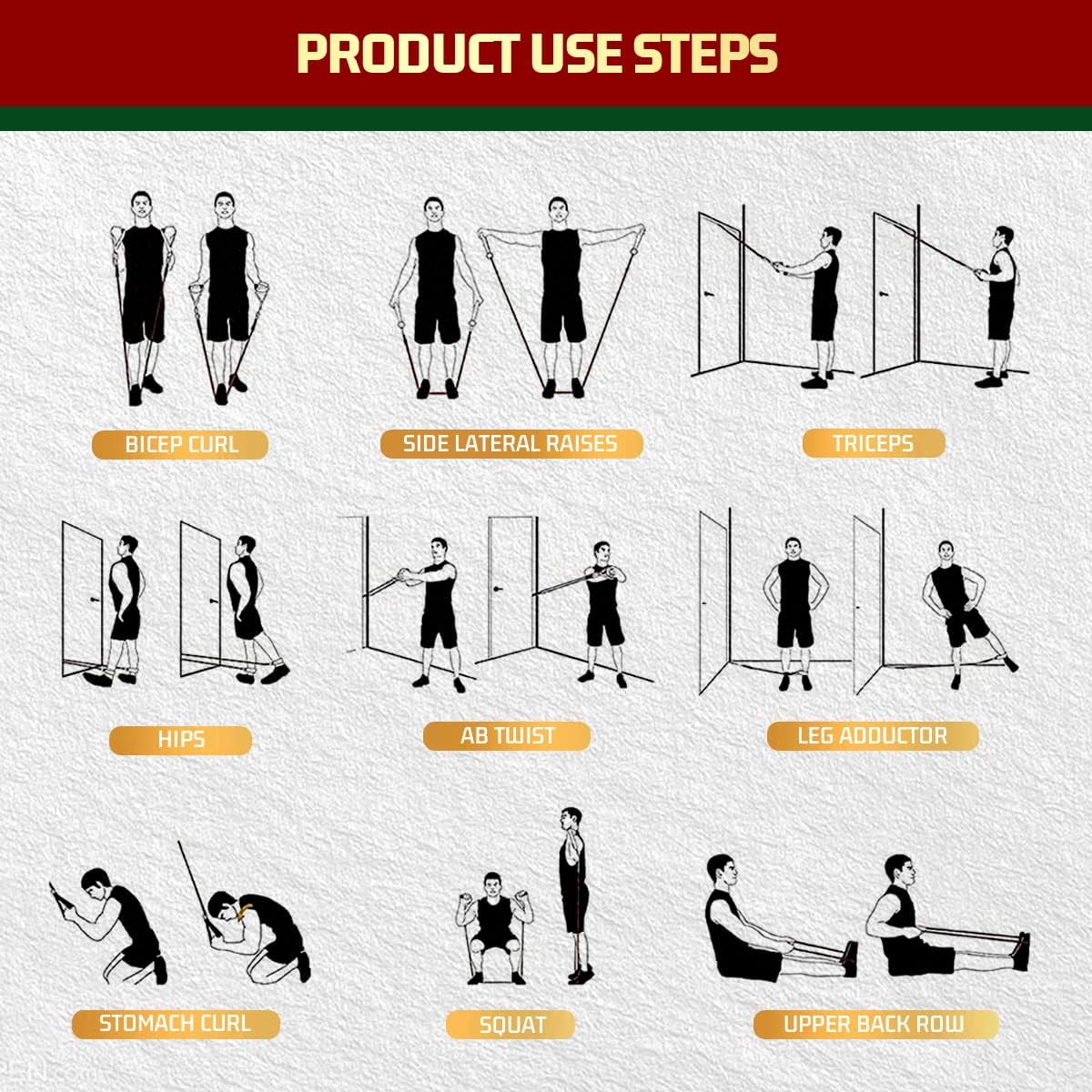 Healthtrek Resistance Toning Tube Set 
